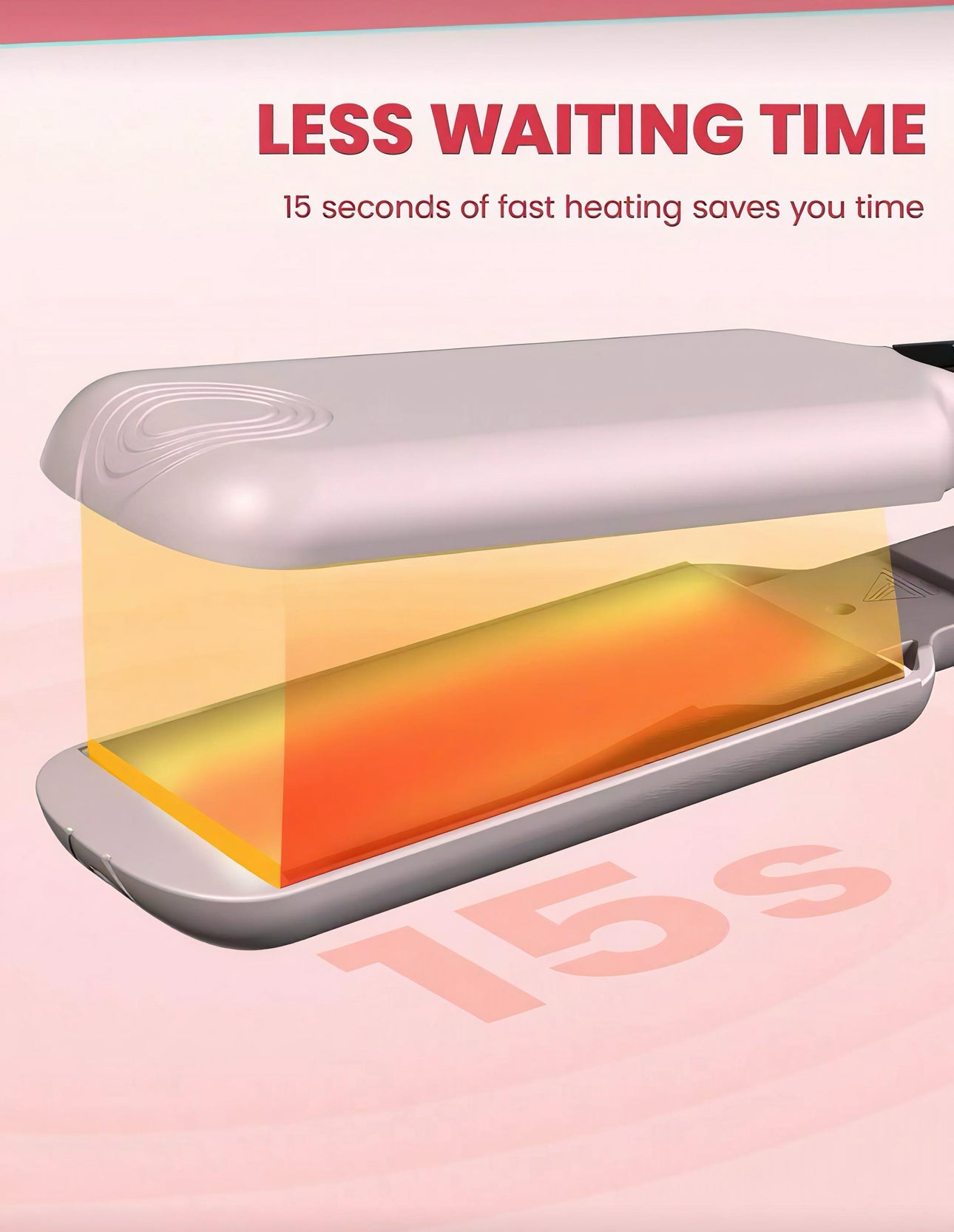 ๐ฅ 2-Inch Titanium Hair Straightener โ Wide Plate for Thick & Curly Hair