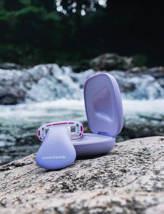 ✨ ColorLamb Portable 5-Layer Razor for Women 🪒💜🩵💚| Travel-Friendly, Smooth Shave Anywhere!