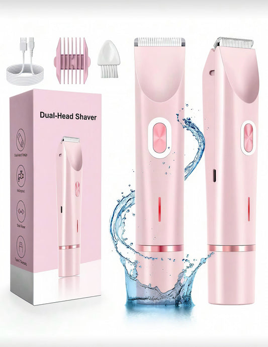 💖 2-in-1 Bikini Precision Trimmer for Women 🔌✨